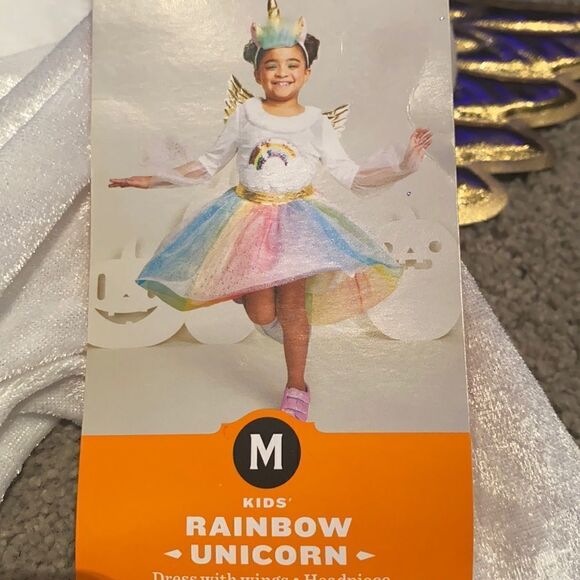 Kids Rainbow Unicorn or Angel Costume Halloween Size M NWT *Read Descrip… - Picture 2 of 9